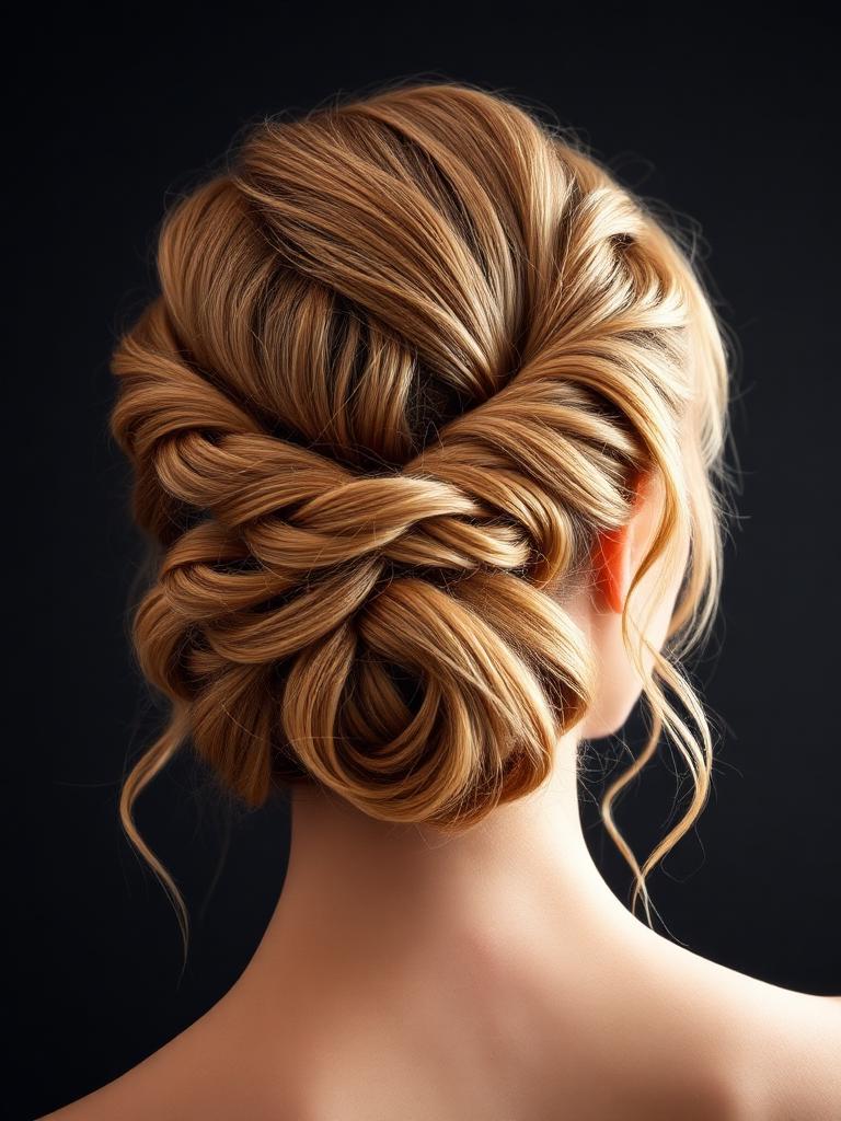 Naisten vaalea balayage-värjäys